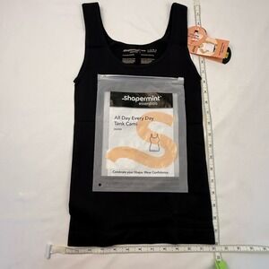 Shapemint all day every day Tank Cami Medium Black Scoop Comfort Layers Stretch